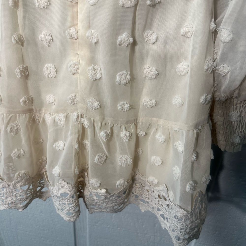 Lulus Beige Long Sleeve Dress Size XXS EUC - Picture 7 of 9